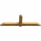 Ekena Millwork Eugene Rough Sawn Timber Gable Bracket, Western Red Cedar, 84"W x 28"H x 4"D x 6"F, 8/12 Pitch GBW084X28X0406EUG00RWR - alternate 5